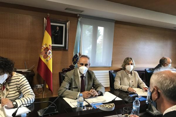 Los miembros del Consejo, al comienzo de la sesión
