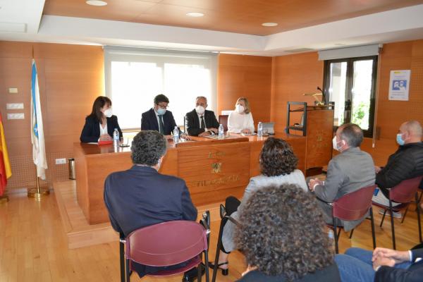 Encuentro del presidente de Puertos del Estado con directivos de la Autoridad Portuaria