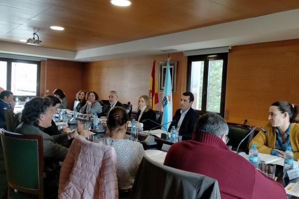 Los miembros del Consejo, al comienzo de la sesión